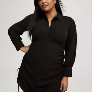 Torrid Black Shirt Dress